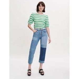 Maje Patchou Straight Leg Denim